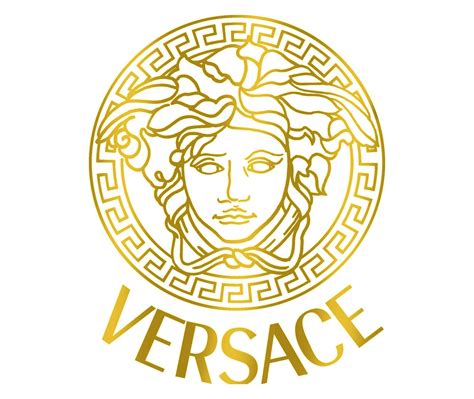 logo versace bianco nero|versace logo color.